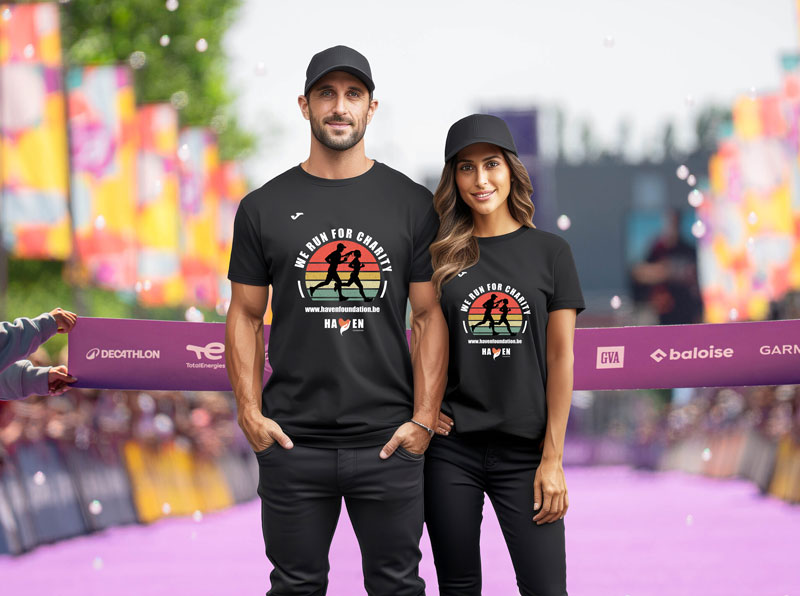 We Run for Charity T-shirt - Image 3